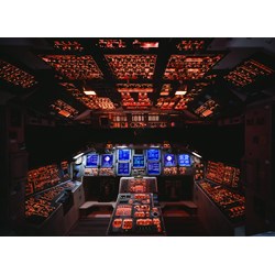 Eurographics (6000-0265) - "Space Shuttle Cockpit" - 1000 brikker puslespil