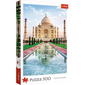 Trefl (371642) - "Taj Mahal, India" - 500 brikker puslespil