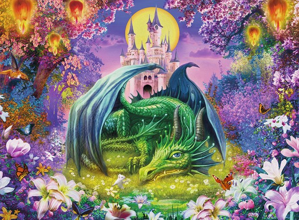 Ravensburger (12820) - Jan Patrik Krasny: "Castle Protector" - 200 brikker puslespil