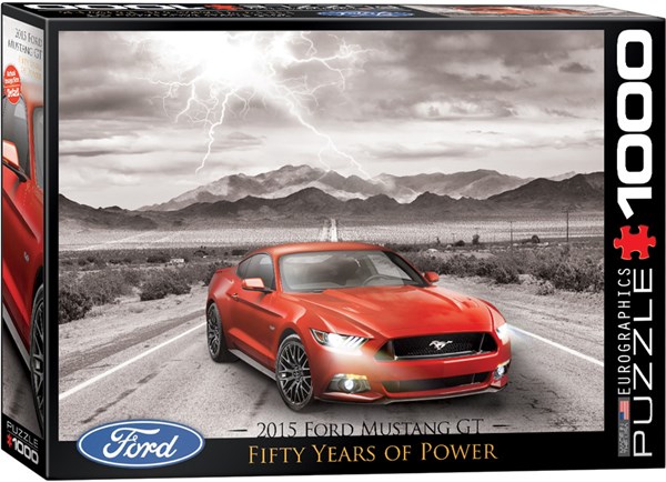 Eurographics (6000-0702) - "2015 Ford Mustang GT" - 1000 brikker puslespil