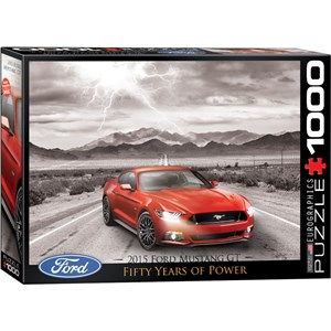 Eurographics (6000-0702) - "2015 Ford Mustang GT" - 1000 brikker puslespil
