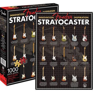 Aquarius (65236) - "Fender - Stratocaster Evolution" - 1000 brikker puslespil