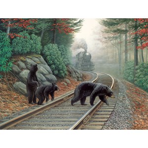 SunsOut (48804) - Dan Christ: "Bear Tracks" - 500 brikker puslespil