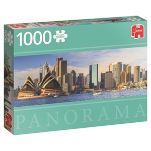 Jumbo (18577) - "Sydney Skyline" - 1000 brikker puslespil