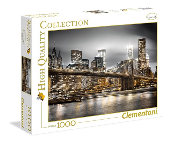 Clementoni (39366) - "New York Skyline" - 1000 brikker puslespil