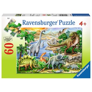 Ravensburger (09621) - "Prehistoric Life" - 60 brikker puslespil
