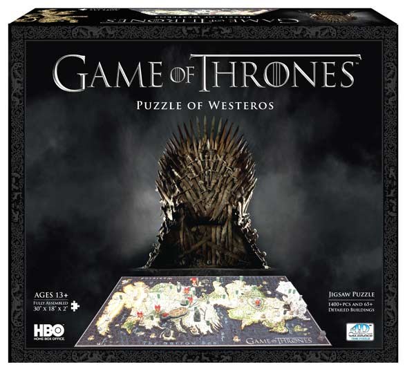 4D Cityscape (51000) - "Game of Thrones: Westeros" - 1500 brikker puslespil