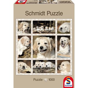 Schmidt Spiele (58155) - "Dog Kids" - 1000 brikker puslespil