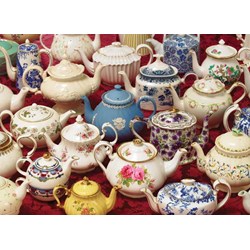 Cobble Hill (51683) - "Teapots" - 1000 brikker puslespil