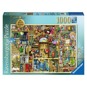 Ravensburger (19314) - Colin Thompson: "Magisk bogreol 2" - 1000 brikker puslespil