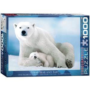 Eurographics (6000-1198) - "Polar Bear and Baby" - 1000 brikker puslespil