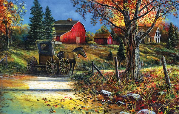 SunsOut (67393) - Jim Hansel: "Country Roadside" - 1000 brikker puslespil