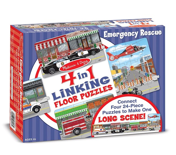 Melissa and Doug (8913) - "Emergency Rescue" - 96 brikker puslespil