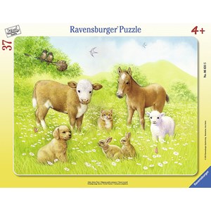 Ravensburger (06631) - "In the Pasture" - 37 brikker puslespil