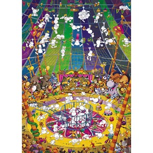 Heye (29755) - Guillermo Mordillo: "Crazy Circus" - 1000 brikker puslespil