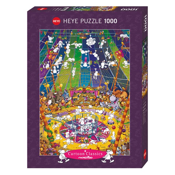Heye (29755) - Guillermo Mordillo: "Crazy Circus" - 1000 brikker puslespil