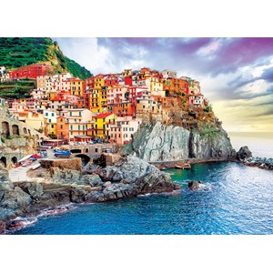 Eurographics (6000-0786) - "Cinque Terre, Manarola Italy, Mediterranean Oasis" - 1000 brikker puslespil