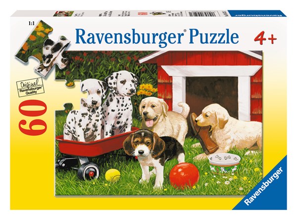 Ravensburger (09526) - "Puppy Party" - 60 brikker puslespil