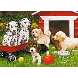 Ravensburger (09526) - "Puppy Party" - 60 brikker puslespil