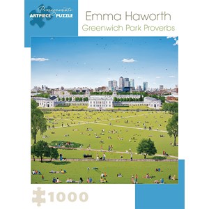 Pomegranate (AA921) - Emma Haworth: "Greenwich Park Proverbs" - 1000 brikker puslespil