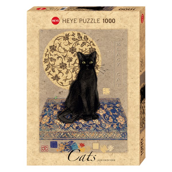 Heye (29719) - Jane Crowther: "Black Cat" - 1000 brikker puslespil