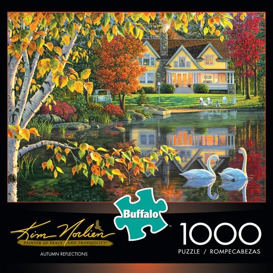 Buffalo Games (11605) - Kim Norlien: "Autumn Reflections" - 1000 brikker puslespil