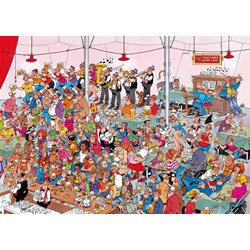 Jumbo (19058) - Jan van Haasteren: "Fest!" - 500 1000 brikker puslespil