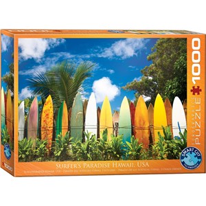 Eurographics (6000-0550) - "Surfers Paradis" - 1000 brikker puslespil