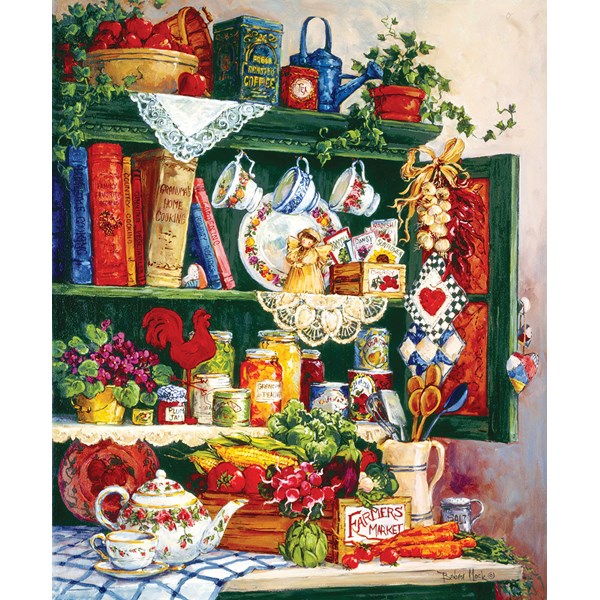 SunsOut (31391) - Barbara Mock: "Grandma's Cupboard" - 1000 brikker puslespil