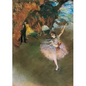 Clementoni (39379) - Edgar Degas: "L'etoile" - 1000 brikker puslespil