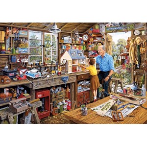 Gibsons (G6061) - "Grandad's Workshop" - 1000 brikker puslespil