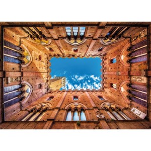 Piatnik (546044) - "Palazzo Publico Siena" - 1000 brikker puslespil