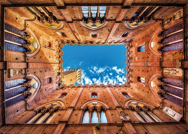 Piatnik (546044) - "Palazzo Publico Siena" - 1000 brikker puslespil