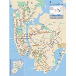 New York Puzzle Co (SW101) - "NYC Subway" - 500 brikker puslespil