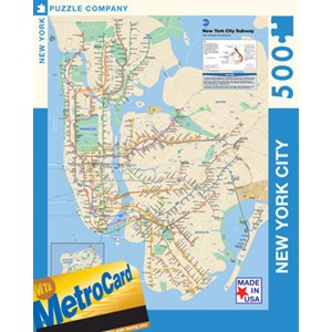 New York Puzzle Co (SW101) - "NYC Subway" - 500 brikker puslespil