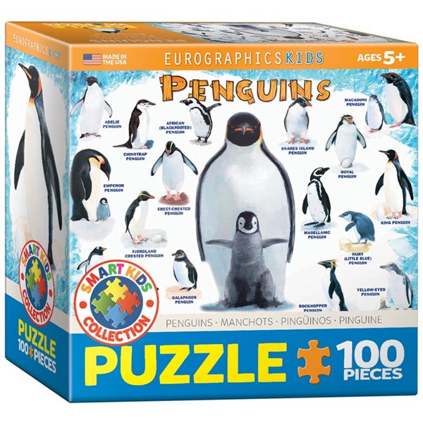Eurographics (8100-0044) - "Penguins" - 100 brikker puslespil
