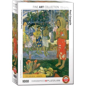 Eurographics (6000-0835) - Paul Gauguin: "La Orana Maria (Hail Mary)" - 1000 brikker puslespil