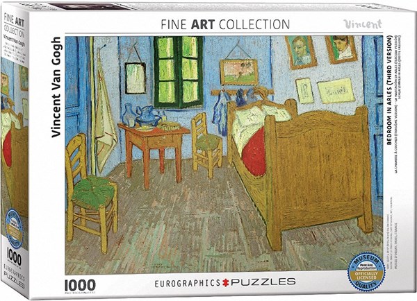 Eurographics (6000-0838) - Vincent van Gogh: "Bedroom in Arles" - 1000 brikker puslespil
