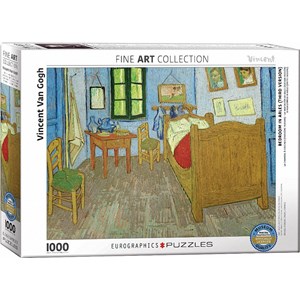 Eurographics (6000-0838) - Vincent van Gogh: "Bedroom in Arles" - 1000 brikker puslespil