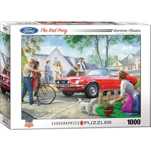 Eurographics (6000-0956) - "The Red Pony" - 1000 brikker puslespil
