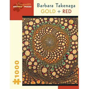 Pomegranate (AA836) - Barbara Takenaga: "Gold + Red" - 1000 brikker puslespil