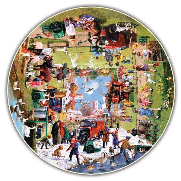 A Broader View (401) - "A Year at the Park" - 500 brikker puslespil