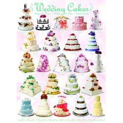 Eurographics (6000-0434) - "Wedding Cakes" - 1000 brikker puslespil