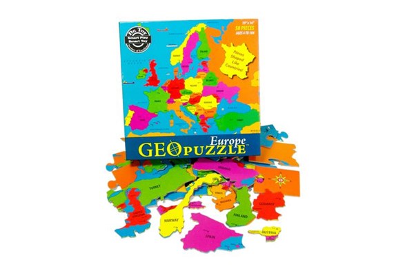 Geo Toys (GEO 101) - "Europe" - 58 brikker puslespil
