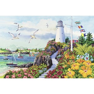 Ravensburger (17073) - Nancy Wernersbach: "Coastal Paradise" - 3000 brikker puslespil
