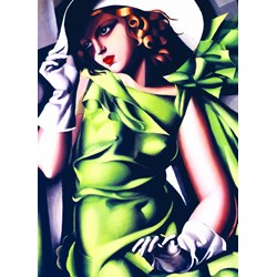 Eurographics (6000-1058) - Tamara de Lempicka: "Young Girl in Green" - 1000 brikker puslespil