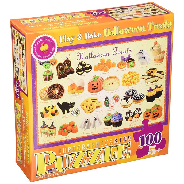 Eurographics (6100-0432) - "Halloween Treats" - 100 brikker puslespil