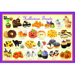 Eurographics (6100-0432) - "Halloween Treats" - 100 brikker puslespil