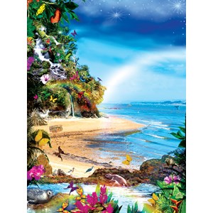 SunsOut (48471) - "Beach Butterflies" - 1000 brikker puslespil