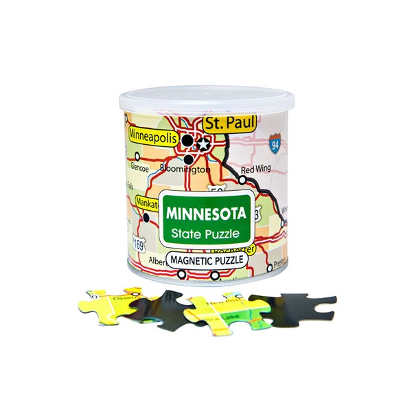 Geo Toys (GEO 246) - "City Magnetic Puzzle Minnesota" - 100 brikker puslespil